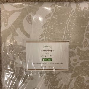 Pottery Barn Maris Drapes (Sets of 2)
